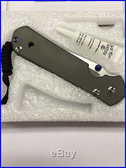 New Chris Reeve Knives, Large Sebenza 21, January, S35VN, Titanium Free Gift