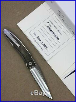 New Chris Reeve Knives Mnandi Striped Platan Inlay S35vn Satin Blade