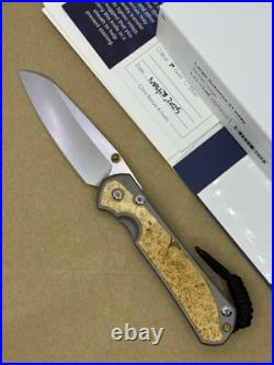 New Chris Reeve Large Sebenza 31 Box Elder Handle Magnacut Insingo Blade A