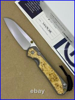 New Chris Reeve Large Sebenza 31 Box Elder Handle Magnacut Insingo Blade D