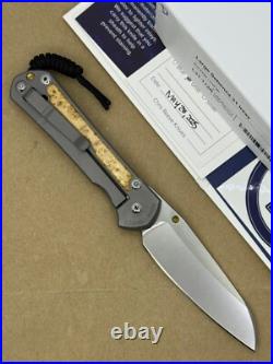 New Chris Reeve Large Sebenza 31 Box Elder Handle Magnacut Insingo Blade D