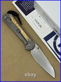 New Chris Reeve Large Sebenza 31 Box Elder Handle Magnacut Insingo Blade E