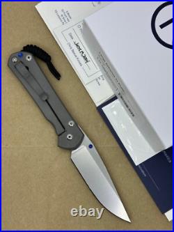 New Chris Reeve Large Sebenza 31 Titanium Handle Magnacut Drop Point Blade -l