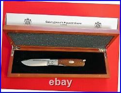 New Fallkniven GP Knife withIronwood Handle Wood Storage/Display box included