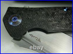 New Horizon Reate Blue Anodized Mokuti Titanium Marbled Carbon Fiber M-390 $795