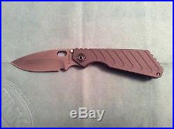 New In Box Mick Strider Sng Grooved Aluminum Pvd DLC 20cv Steel 3/4 Grind Knife