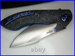 New Massdrop by Eric Ochs Orca Blue Mokuti Titanium Marbled Carbon Fiber $765.00