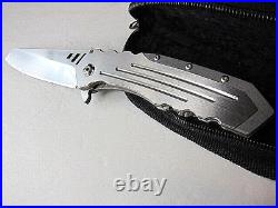 New Matthew Lerch Custom MAKO Titanium Tactical Folder Knife