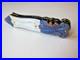 New Pearl & Blued Damascus Custom Gent's Folder Knife by Suchat Jangtanong