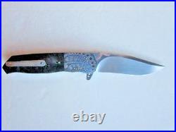 New Pre Owned Andre Thorburn L36M Engraved Tactical Folder Flipper