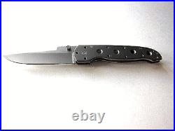 New Pre Owned Custom Kit Carson M16 Bead Blasted Titanium Linerlock Folder Knife