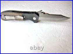 New Pre Owned Ernie Emerson Custom Specwar Grenadier- A Clip Point Folder Knife