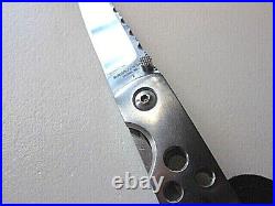 New Pre Owned Phil Boguszewski Custom #1 Knife Spike Titanium Linerlock