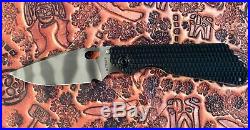 New Strider SMF Hybrid GG Tiger Stripe Knife