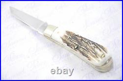 New Two Blade Joseph Rodgers Stag Lambs Foot Sheffield Made Pen/Pocket Knife