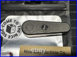 Nice Guy Machine Co. NGMCo Grasshopper Titanium Pipe & 2 Badgoods Leather Cases