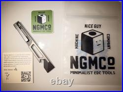 Nice Guy Machine Co. Side Piece Titanium V1 discontinued radial milling pattern