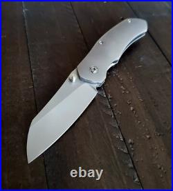 Nick Swan Custom Knives Darkstar / Brian Efros Collab USA Custom titanium