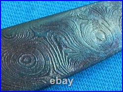 Nm Suchat Robert Calcinore Custom Art Damascus Black Gold Pearl Lockback Knife