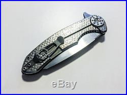 ONE OFF Curtiss Knives Custom POLISHED F3 LARGE Flipper 4 Ti Backspacer Wharny