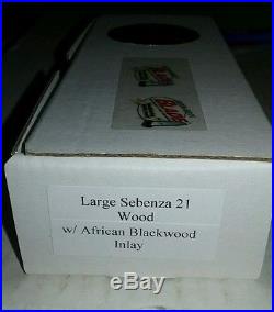 ORIGINAL! New Chris Reeve Knives, Large Sebenza 21 African Blackwood Inlay