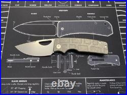 OZ Machine Co Roosevelt / MAG Milled / Stonewashed Titanium / Elmax Blade