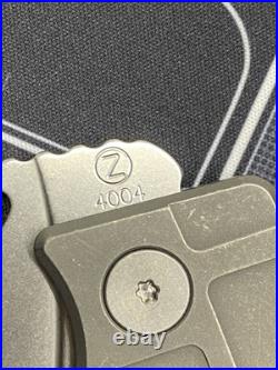 OZ Machine Co Roosevelt / MAG Milled / Stonewashed Titanium / Elmax Blade