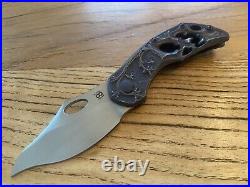 Olamic Cutlery Busker Vampo Custom Hand Carved Series Vampire 1 Of 4 M390 (2.5)