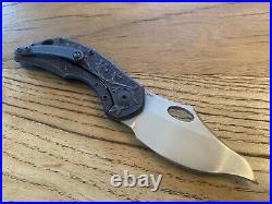 Olamic Cutlery Busker Vampo Custom Hand Carved Series Vampire 1 Of 4 M390 (2.5)