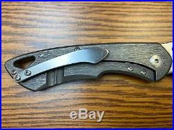 Olamic Cutlery Whippersnapper (2.8 Satin) CPM-20CV Titanium Handle And Hardware