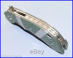 Olamic Wayfarer Compact Folding Knife, Texalium Scales, Titanium Clip & Inlays