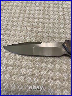 Olamic cutlery rainmaker custom flipper knife