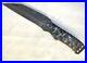 OwlTown Knives Fixed Blade Black powder Coat Tactical Fighter D2 Chisel Tanto