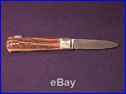 PUMA Jagdmesser Knife 941 Stag Solingen German 16281 1982 Lock Blade NR