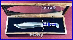 Painted Pony Bowie Knife Diamond Edition with Custom Sheath #5/5