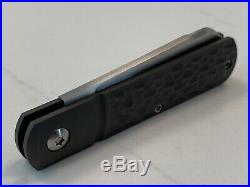 Pena Custom Slipjoint Spearpoint Barlow Jigged Titanium Knife NEW