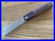 Peña Knives Custom Sheepsfoot Barlow Timascus Brown Micarta