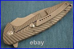 Peter Carey NITRO 50/50, Full Titanium Frame-Lock Flipper, CPM-154, COA