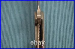 Peter Carey NITRO 50/50, Full Titanium Frame-Lock Flipper, CPM-154, COA