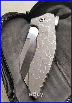 Peter Rassenti Cleaver Integral Flipper Knife