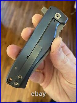 Plunkett Knives Full Custom P3 Harpoon Flipper Folding Knife RARE
