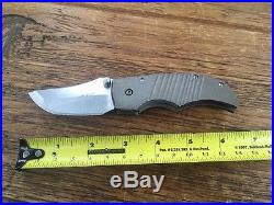 Pohan Leu Custom Folding Knife With John Gray Regrind & Mark (authorized) Stubby