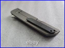Pohan Leu Custom Knives Hamachi, Scandi Grind, Zirconium Bolster, Silver LSCF