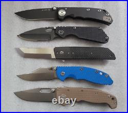 Pohan Leu Custom Knives Hamachi, Scandi Grind, Zirconium Bolster, Silver LSCF