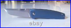 Polish Custom Knives JK Dwarf 3 M390 Titanium Frame Lock Flipper Knife