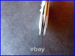 Pre Owned New Custom Pharaoh Allen Elishewitz Pearl Tactial Folder Knife