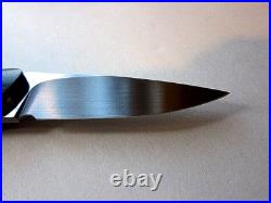 Pre Owned New John Arnold Oyster Black G10 & Shred Carbon Fiber Folder Knife