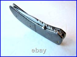 Preowned Mint Custom Aaron Frederick Liner lock Tactical Folder