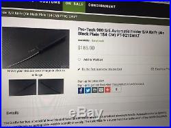 Pro-Tech 900 S/E Automatic Folder S/A Knife (4in Black Plain 154-CM) PT-921SWAT