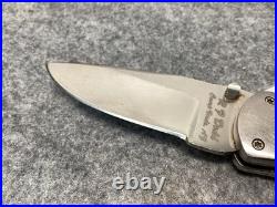 R. F. Dodd Robert F. Dodd Custom Hand-made Liner-Lock Single Blade Folding Knife